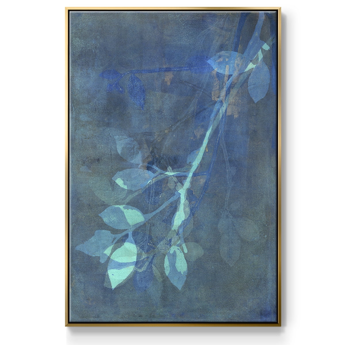 Branching Out VIII Framed Premium Gallery Wrapped Canvas - Ready to Hang - 25 x 37 - Gold Floating Frame
