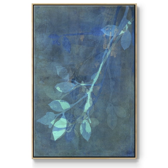 Branching Out VIII Framed Premium Gallery Wrapped Canvas - Ready to Hang - 27 x 41 - Natural Wood Floating Frame