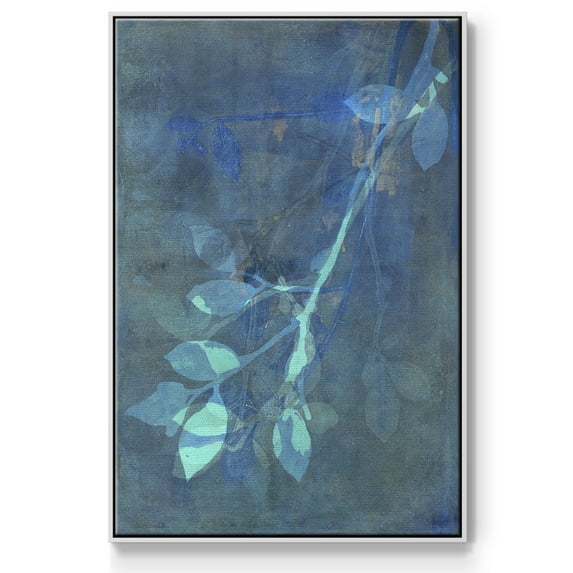 Branching Out VIII Framed Premium Gallery Wrapped Canvas - Ready to Hang - 27 x 41 - White Floating Frame