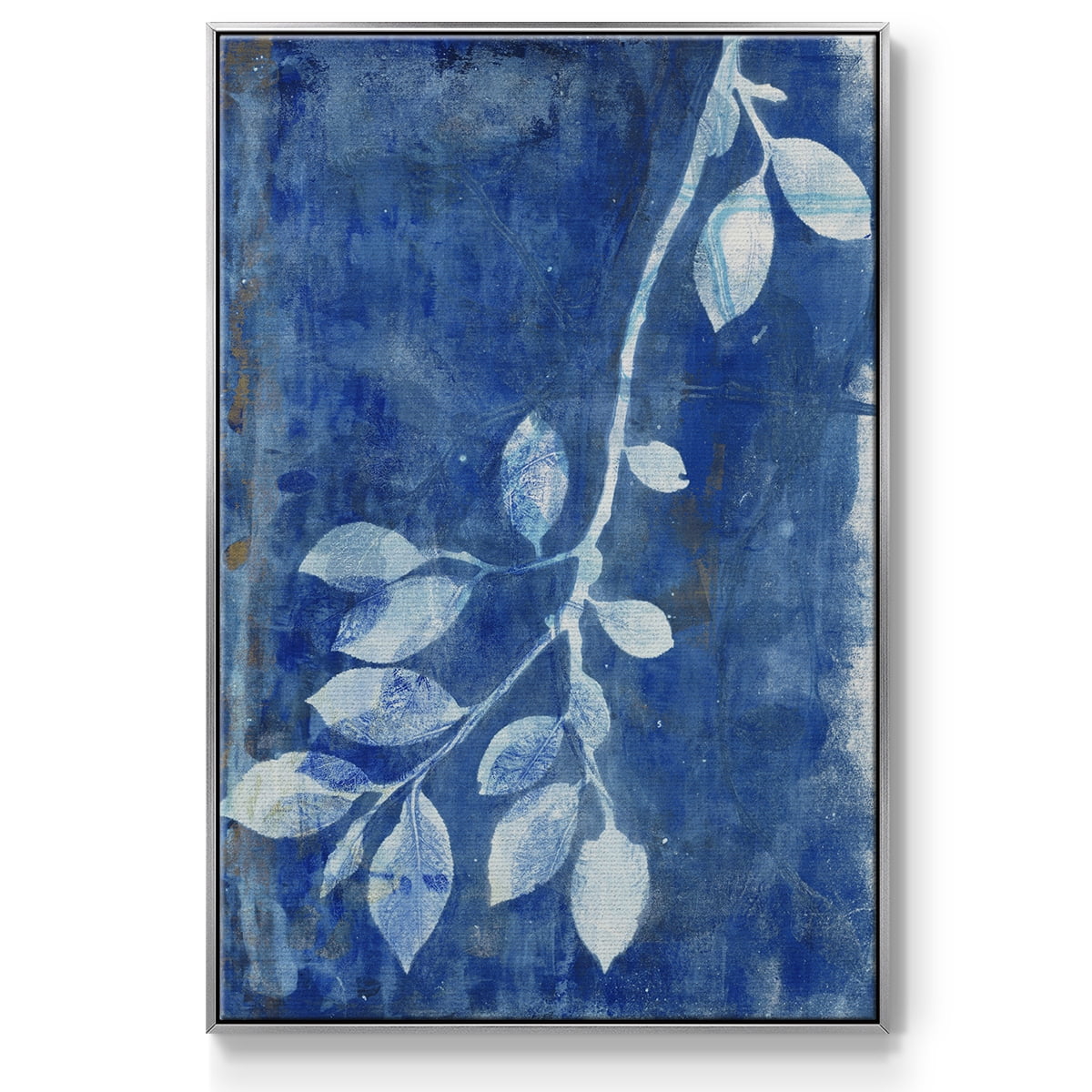 Branching Out XIX Framed Premium Gallery Wrapped Canvas - Ready to Hang - 25 x 37 - Silver Floating Frame