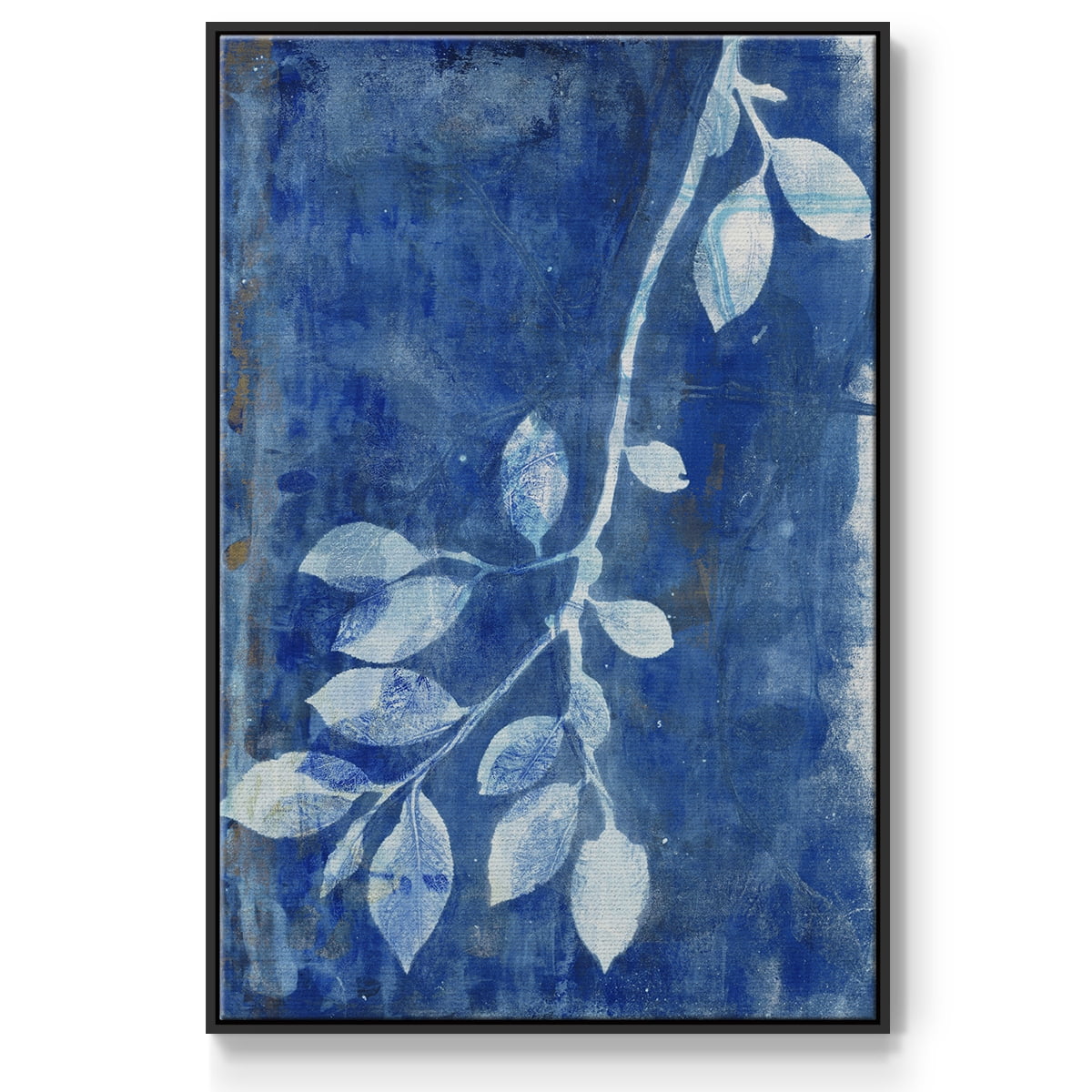 Branching Out XIX Framed Premium Gallery Wrapped Canvas - Ready to Hang - 27 x 41 - Black Floating Frame