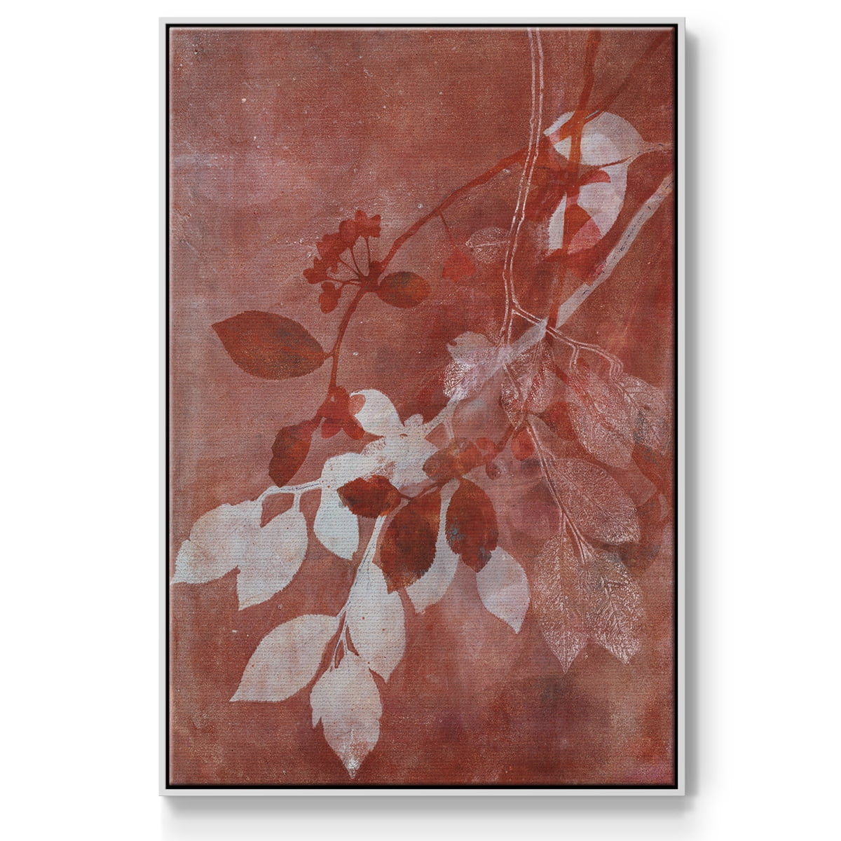 Branching Out XVI Framed Premium Gallery Wrapped Canvas - Ready to Hang - 17 x 25 - White Floating Frame
