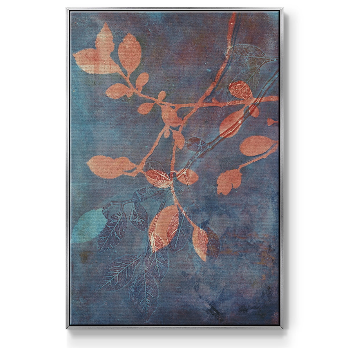 Branching Out XVIII Framed Premium Gallery Wrapped Canvas - Ready to Hang - 27 x 41 - Silver Floating Frame