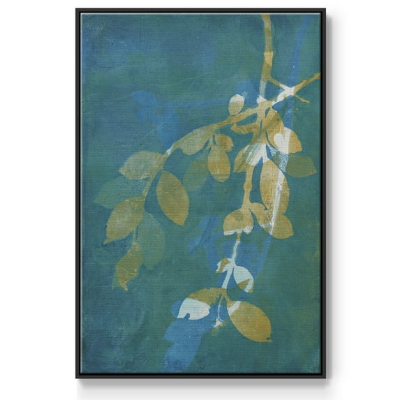 Branching Out XX Framed Premium Gallery Wrapped Canvas - Ready to Hang - 17 x 25 - Black Floating Frame