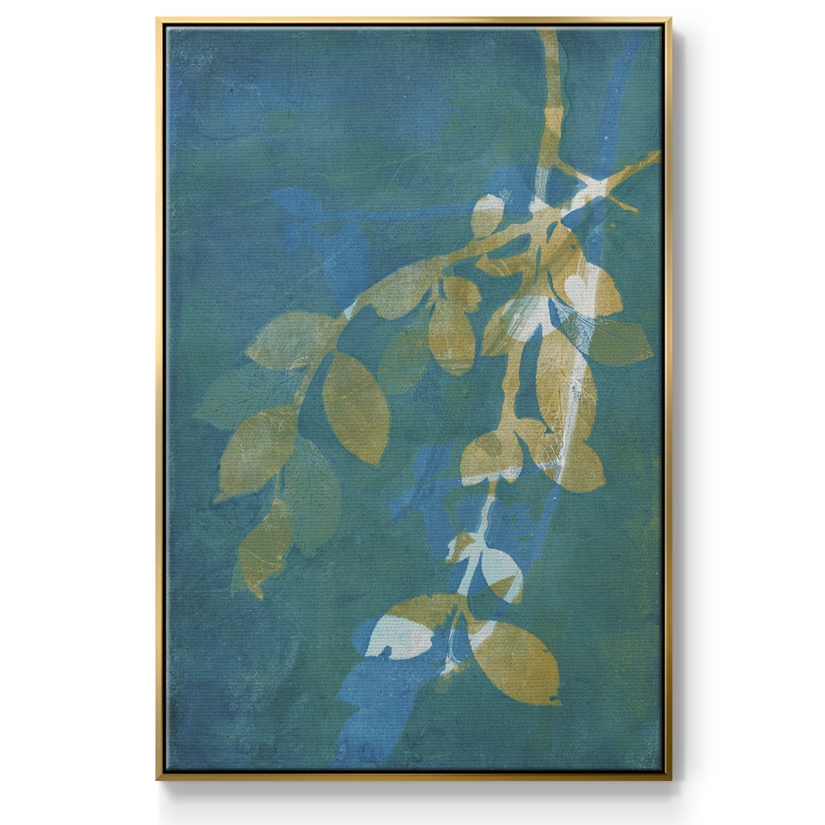 Branching Out XX Framed Premium Gallery Wrapped Canvas - Ready to Hang - 25 x 37 - Gold Floating Frame