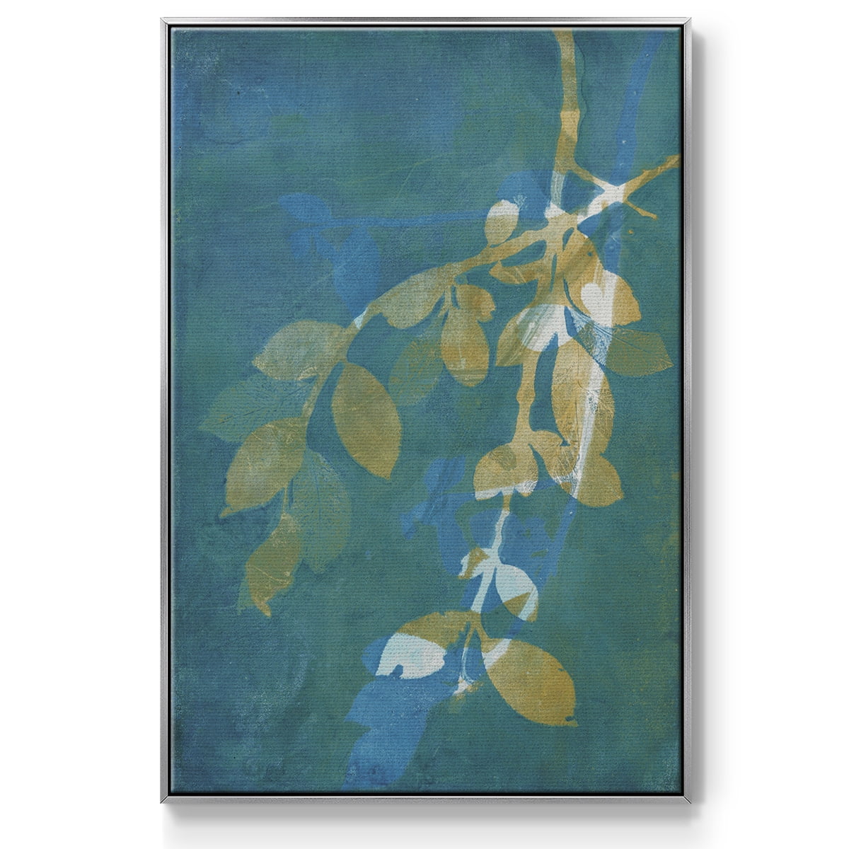 Branching Out XX Framed Premium Gallery Wrapped Canvas - Ready to Hang - 27 x 41 - Silver Floating Frame