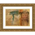 thumbnail image 1 of Brancoveanu, Mariuca 24x18 Gold Ornate Wood Framed with Double Matting Museum Art Print Titled - Everything Flows..., 1 of 4