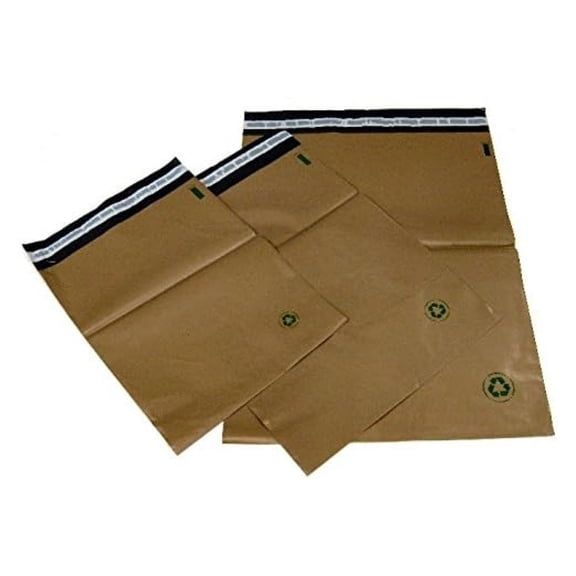 ! Brand 12'' x 15.5'' Unlined Biodegradable Self-Seal Mailing Bags, Pack of 100