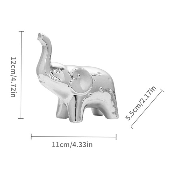 Brand Clearance! Animal Figurines Ornaments Good Luck Elephant Sculptures and Statues Handmade Sculpture Accent Ornament