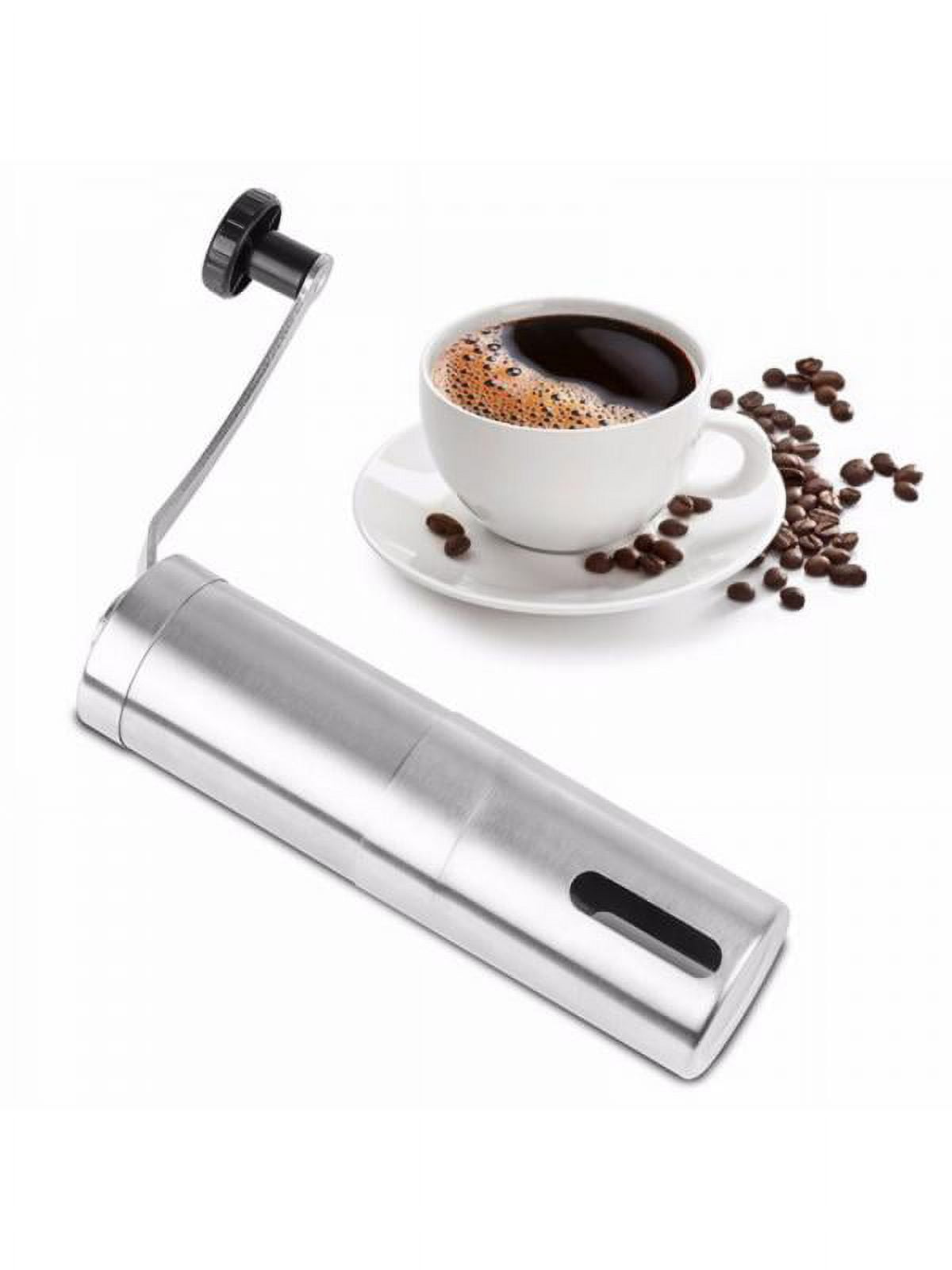 Manual Coffee Grinder Burr-Stainless Steel Hand Bean Grinder – CONQUECO