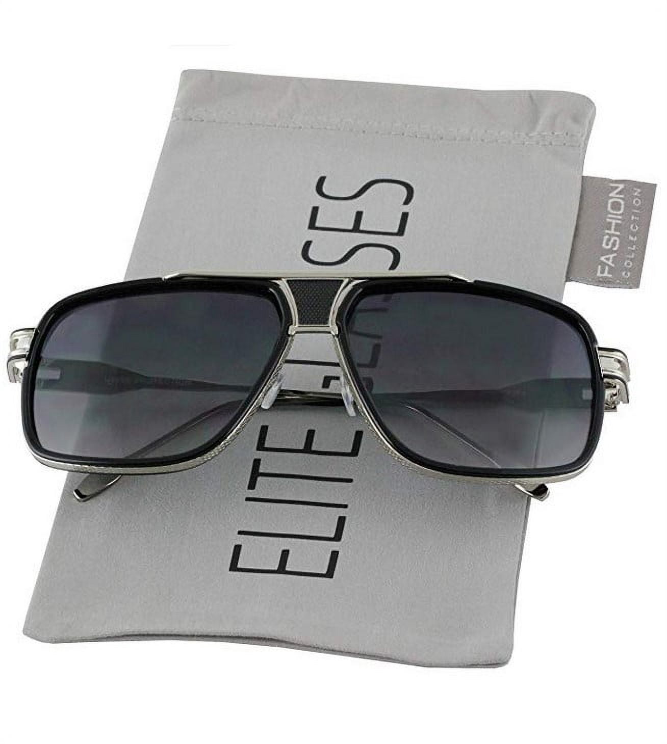 Brand Designer Metal Frame Classic Retro Square Aviator 