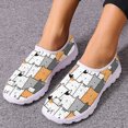 thumbnail image 1 of Brand Designs Mesh Shoes for Women Seamless kawaii Cartoon Cat 3D Printing Lightweight Sneaker Girl Zapatos De Mujer, 1 of 4