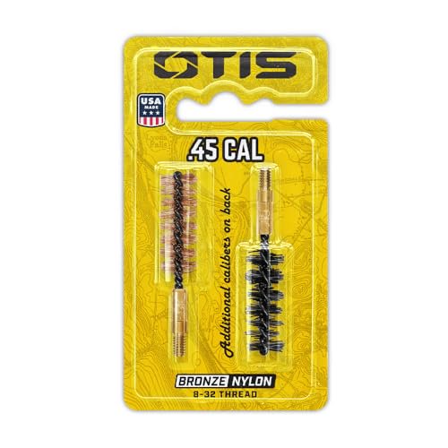 Brand Gun Bore Brush Pack .44 Cal./.45 Cal. 2 Pk,  Brass