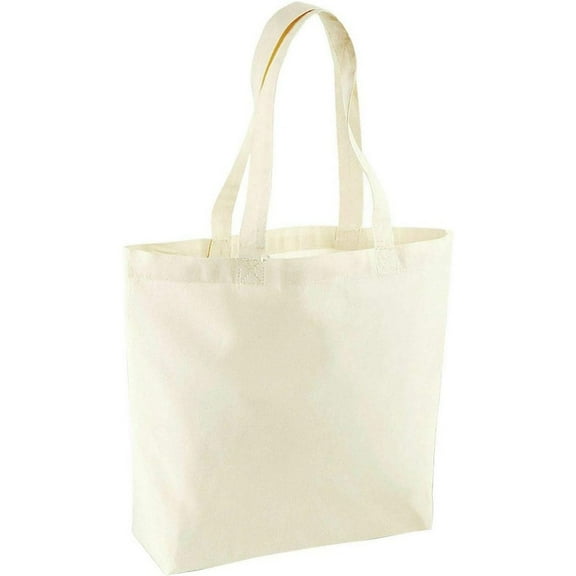 Brand Lab Plain Natural Oversized Tote Bag