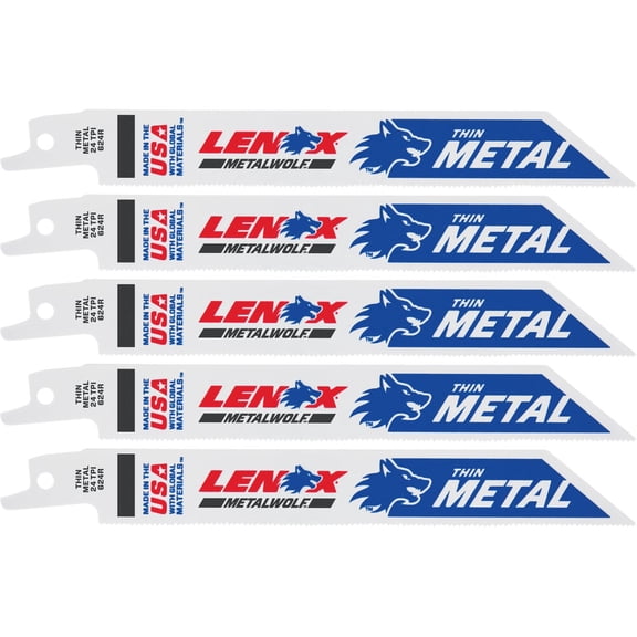 Brand Lenox Tools Metal Cutting Reciprocating Saw Blade with Power Blast Technology, Bi-Metal, 6-inch, 24 TPI, 3 Pack of 5 (Model 20568624R)
