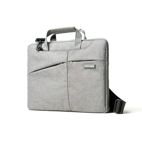 Brand MingX Messenger Handbag Laptop Bag 14,15.6 Inch,Bussiness Shoulder Case for Macbook Notebook Air Pro Computer PC,A520 (A520 Light Grey,For 14-15.4 inch)