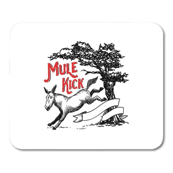 Brand Mule Kick Bold Branding Color Company Consulting Mousepad Mouse Pad Mouse Mat 9x10 inch