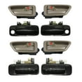 thumbnail image 1 of Brand NEW For 1997-2001 Toyota Camry Outside Black and Inside Tan Door Handle 8PCS Set 97 98 99 00 01, 1 of 7