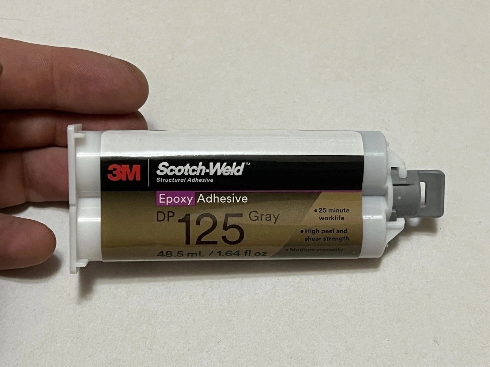 Brand New 3M Scotch-Weld Epoxy Adhesive Dp125 Grey (Exp March 2024)
