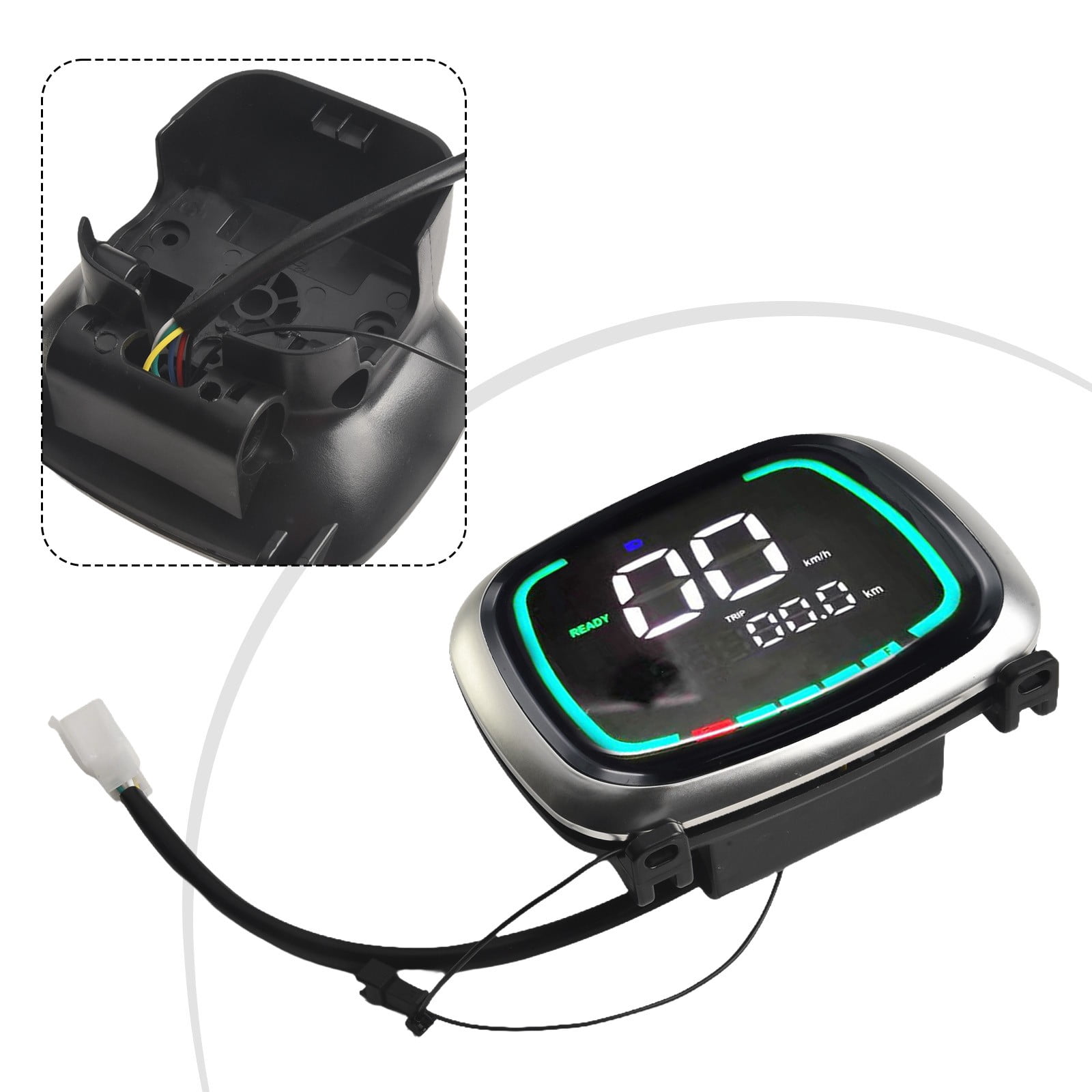 Brand New 48V 60V 72V Ebike Display Meter Control Panel Speedmeter Screen For EBike Electric Vehicle Motor Dashboard Accessories Without Windshield