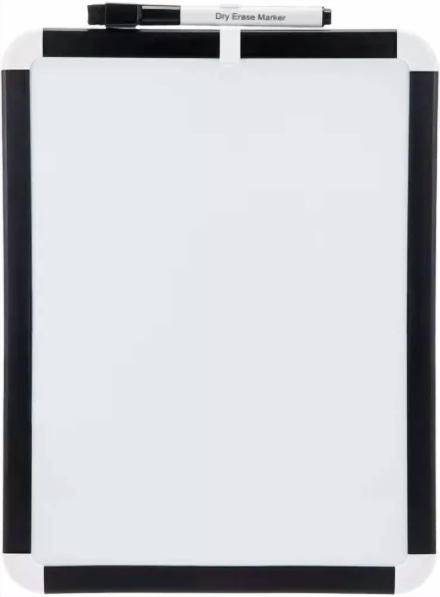 Brand New 8.5" X 11" Magnetic Dry Erase White Board Black