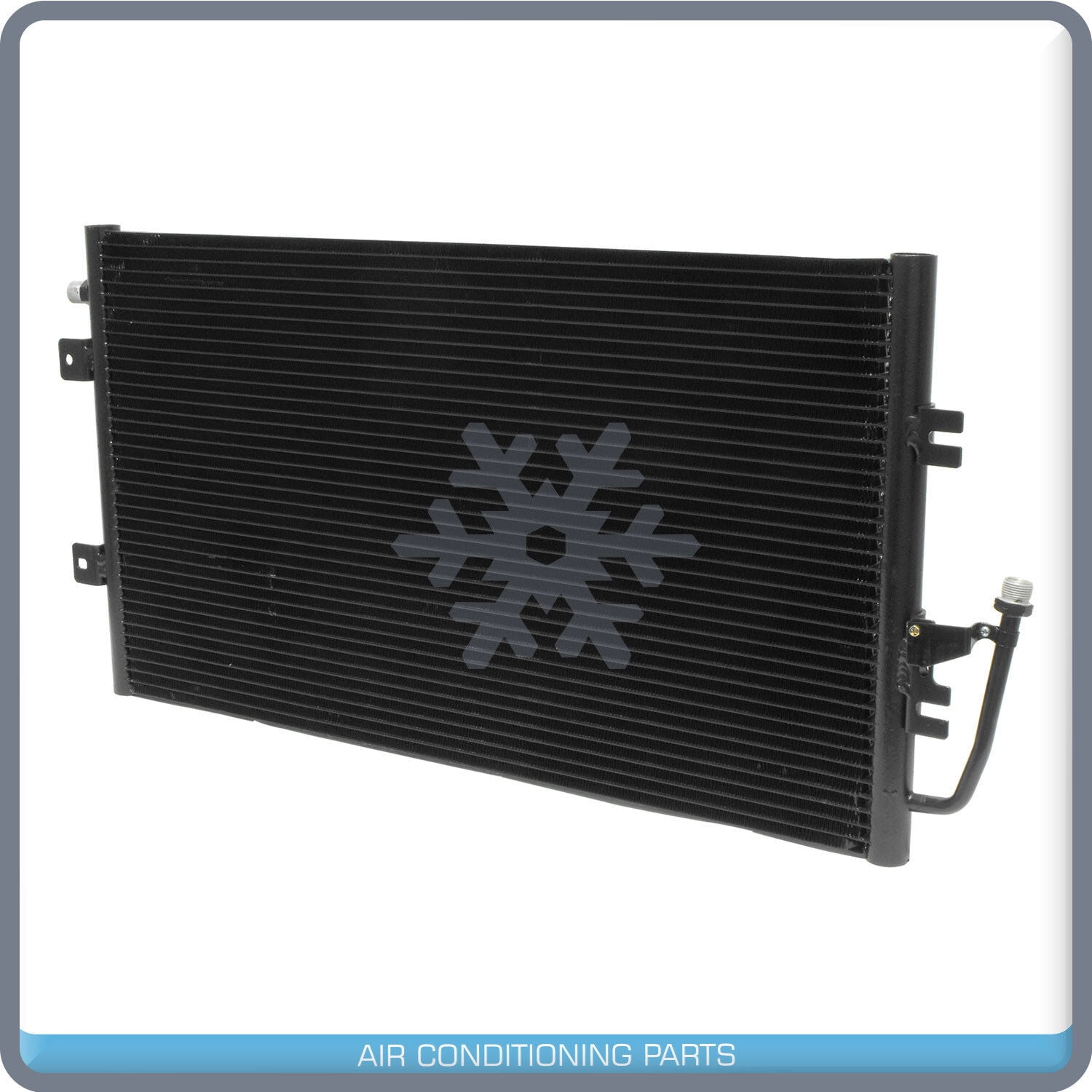 Kool Vue KVAC3771 Replacement A/C Condenser - Aluminum Alloy, 100% Leak Tested, 1-Year Limited Warranty