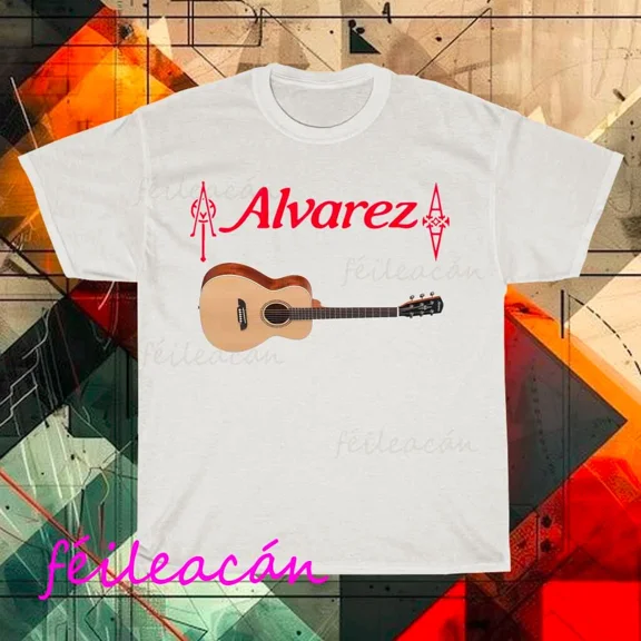 Brand New Alvarez Guitar Company Red American T-Shirt Funny Size S to 5XL