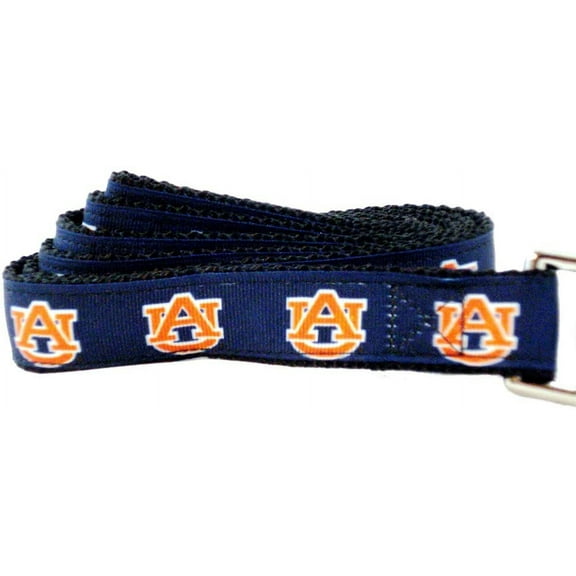 Brand New Auburn Pet Dog Leash(Large), 1 inch Wide, 6 Feet Long, Officially Licensed, Official Tigers Logo/Orange Color