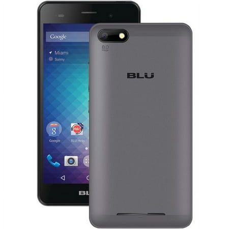 Brand New BLU D110UGREY Dash X2 Smartphone (Gray)