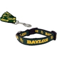 thumbnail image 1 of Brand New Baylor Medium Pet Dog Collar(1 Inch Wide, 12-20 Inch Long), and Large Leash(1 Inch Wide, 6 Feet Long) Bundle, Official Bears Logo/Colors, 1 of 3
