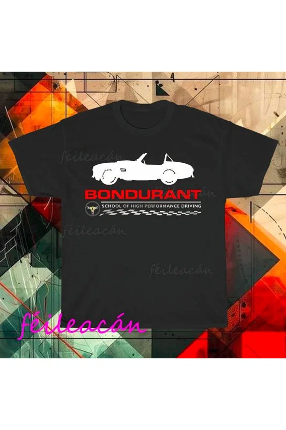 Brand New Bob Bondurant School of High Performance T-Shirt Funny Size S to 5XL