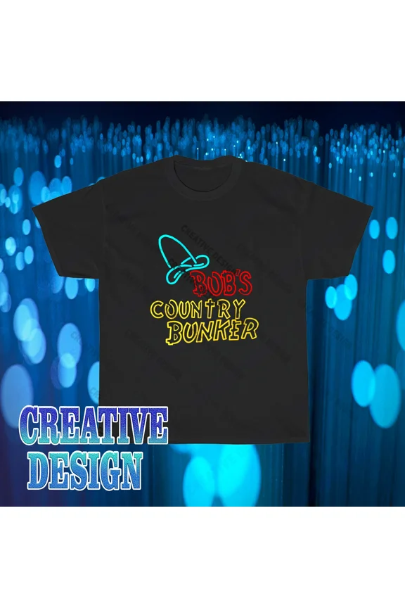 Brand New Bob's Country Bunker Logo T-Shirt Funny Size S to 5XL