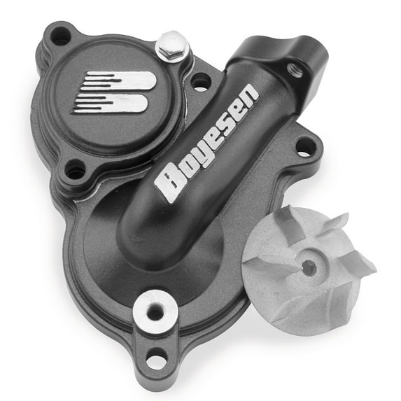 Boyesen Supercooler Black Water Pump Cover & Impeller Kit (WPK-12B)