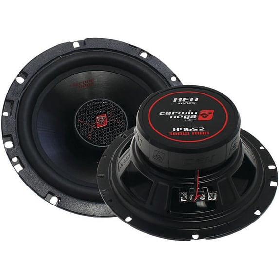 Brand New CERWIN-VEGA MOBILE H4652 HED Series 2-Way Coaxial Speakers (6.5", 300 Watts)