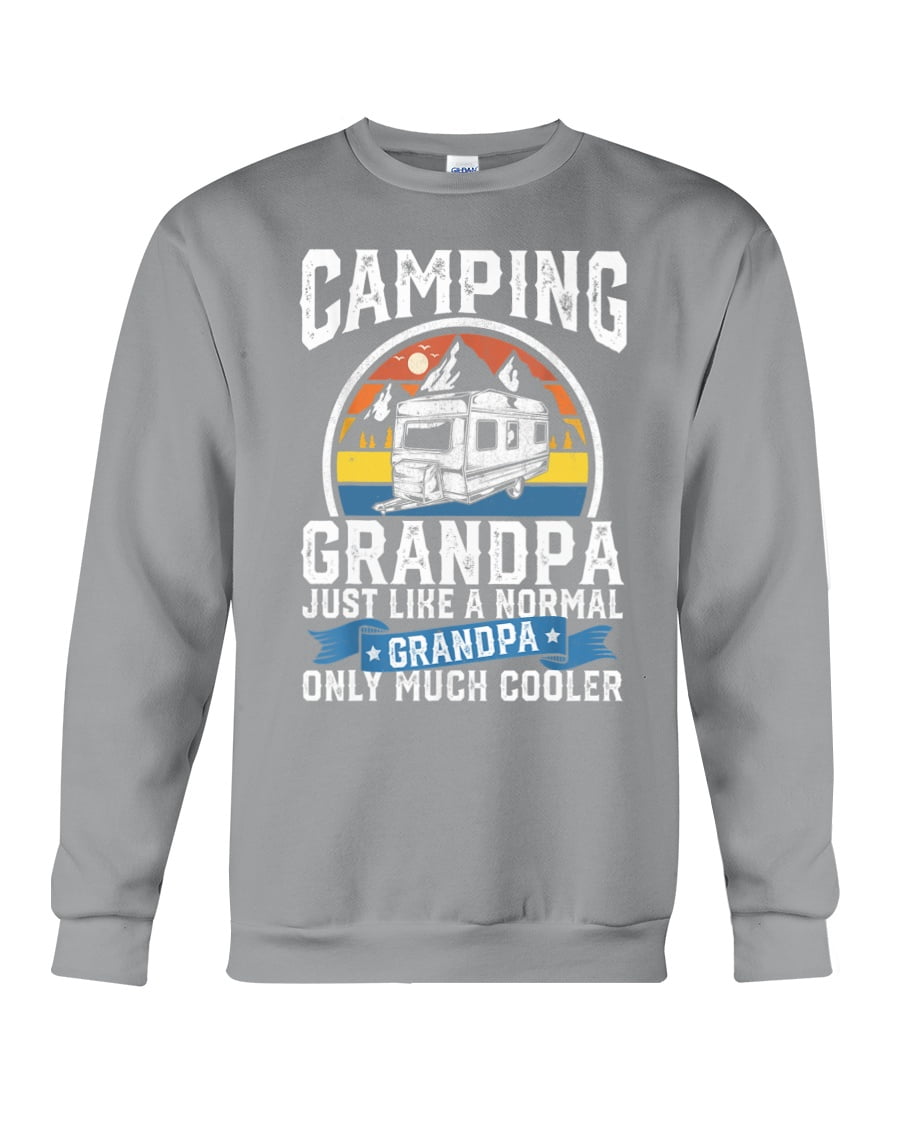 Brand New Camping Grandpa Crewneck Sweatshirt