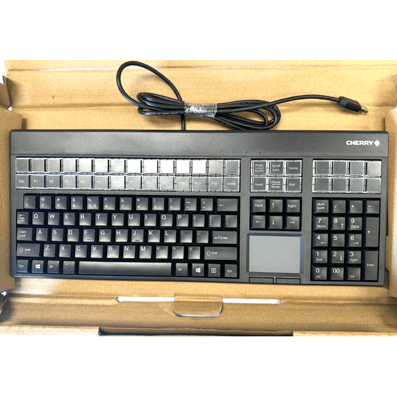 Brand New Cherry G86-71401EUADAA LPOS Wired Programable Keyboard with Touchpad