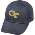 thumbnail image 1 of Brand New Collegiate Men's Primary Color Georgia Tech Adjustable Hat, 100% Cotton, Official School Colors, Navy, 1 of 2