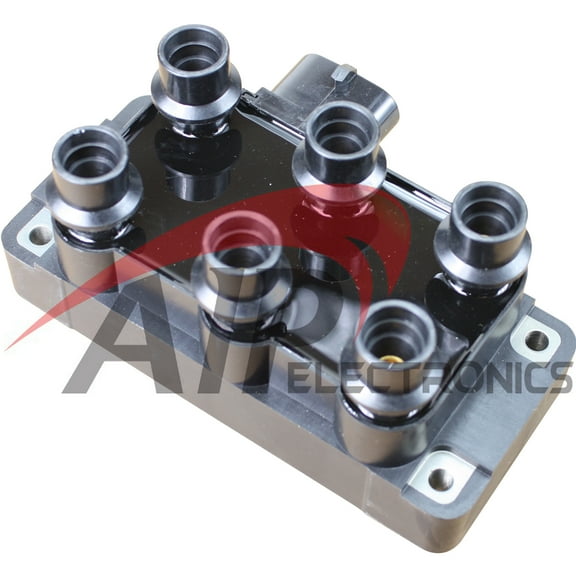 Brand New Complete Ignition Coil Pack For 1990-2009 1996 1998 Ford Aerostar Econoline F-150 Mustang Ranger Taurus Mercury Mountaineer Mazda 626 B3000 B4000 Navajo 4.0L 4.2L 3.0L 3.2L V6 Oem Fit C438