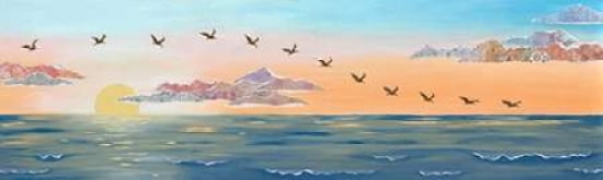 Brand New Day Canvas Art - Jennifer Peck (8 x 24)
