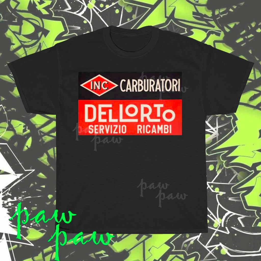 Brand New Dellorto Carburatori Racing Logo American T-Shirt Funny Size ...