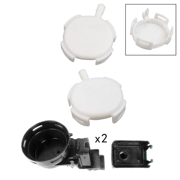 Brand New Door Lock Actuator and Air Cap Set For Front Mercedes-Benz CL500 CL600 CL65 AMG