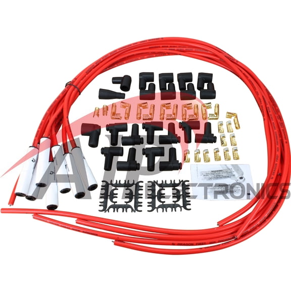 Brand New Dragon Fire 8.5mm 180 Universal CERAMIC Spark Plug Wire Set for V8 HEI Points OEM Fit PWJ221-W