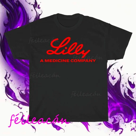 Brand New ELI LILLY Pharmaceutical Logo American T-Shirt Funny Size S to 5XL
