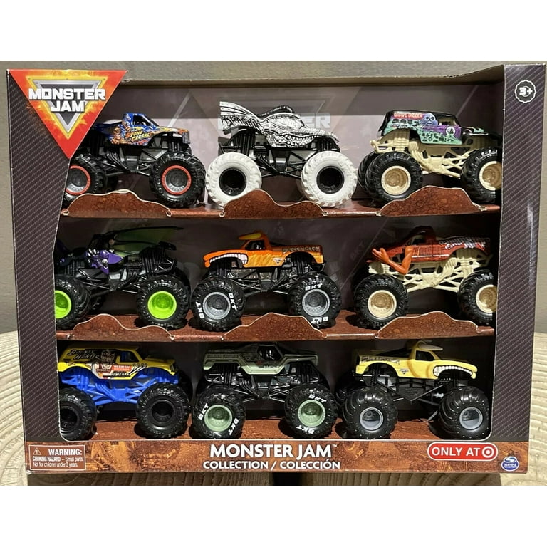 Brand New Exclusive Monster Jam Monster Truck Collection 9 Trucks Total