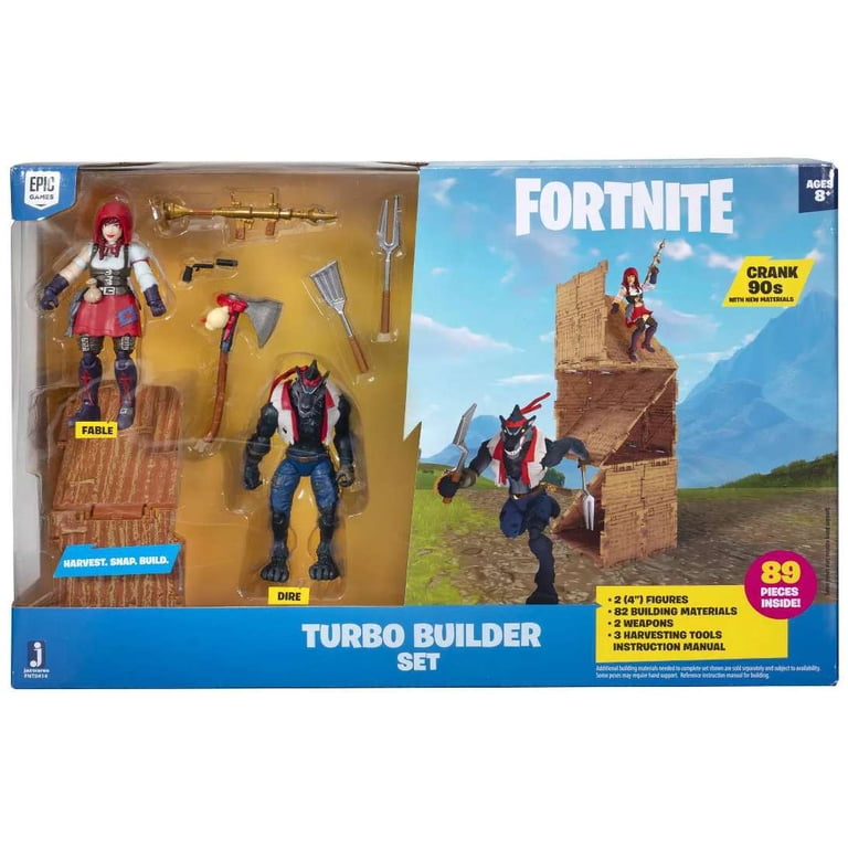 Brand New! Fortnite Turbo Builder Set, With Dire & Fable by