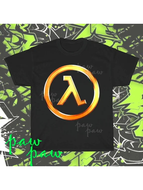 Brand New Half life lambda symbol Active American T-Shirt Funny Size S to 5XL