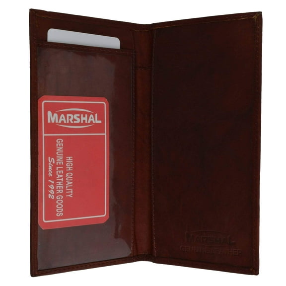 Brand New Hand Crafted Genuine Soft Leather Checkbook Cover Simple 156 CF (C)