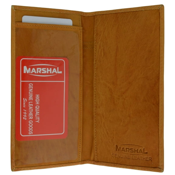 Brand New Hand Crafted Genuine Soft Leather Checkbook Cover Simple 156 CF