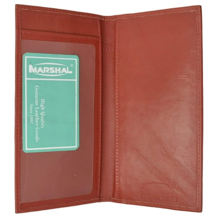 Brand New Hand Crafted Premium Soft Leather Simple Checkbook Cover P156