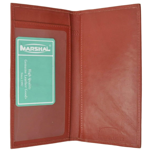 Brand New Hand Crafted Premium Soft Leather Simple Checkbook Cover P156